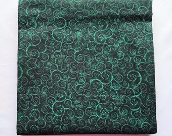 3 Yard 108 inch Wideback green Quilting Fabric, Cotton, 108" by 108" Quilt Backing fabric.