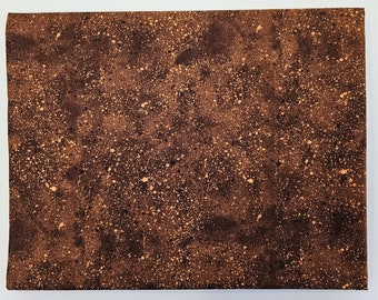 One Yard of Brown Quilting Fabric, 100% Cotton High Quality Fabric, Blender Fabric, One Yard Cut, Quilt fabric.