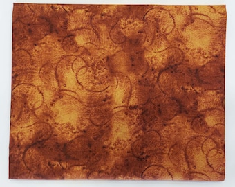 One Yard of Brown Quilting Fabric, 100% Cotton High Quality Fabric, Blender Fabric, One Yard Cut, Quilt fabric.