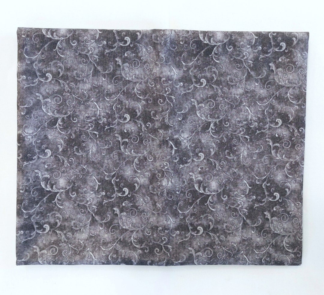 One Yard of Gray Quilting Fabric, 100 Cotton High Quality Fabric, Blender Fabric, One Yard Cut