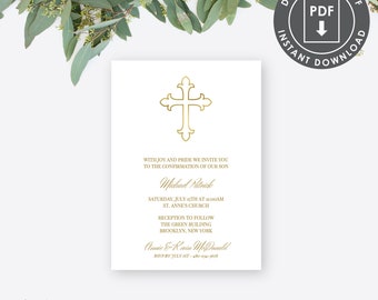 confirmation invite etsy