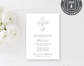 confirmation invite etsy