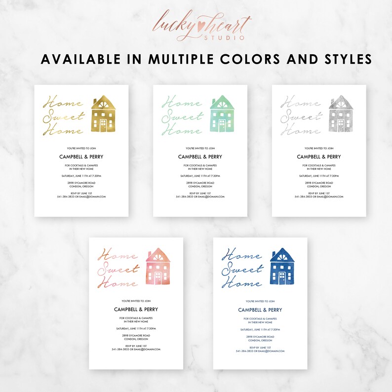 Gray Housewarming Invitation Housewarming Party Instant Etsy