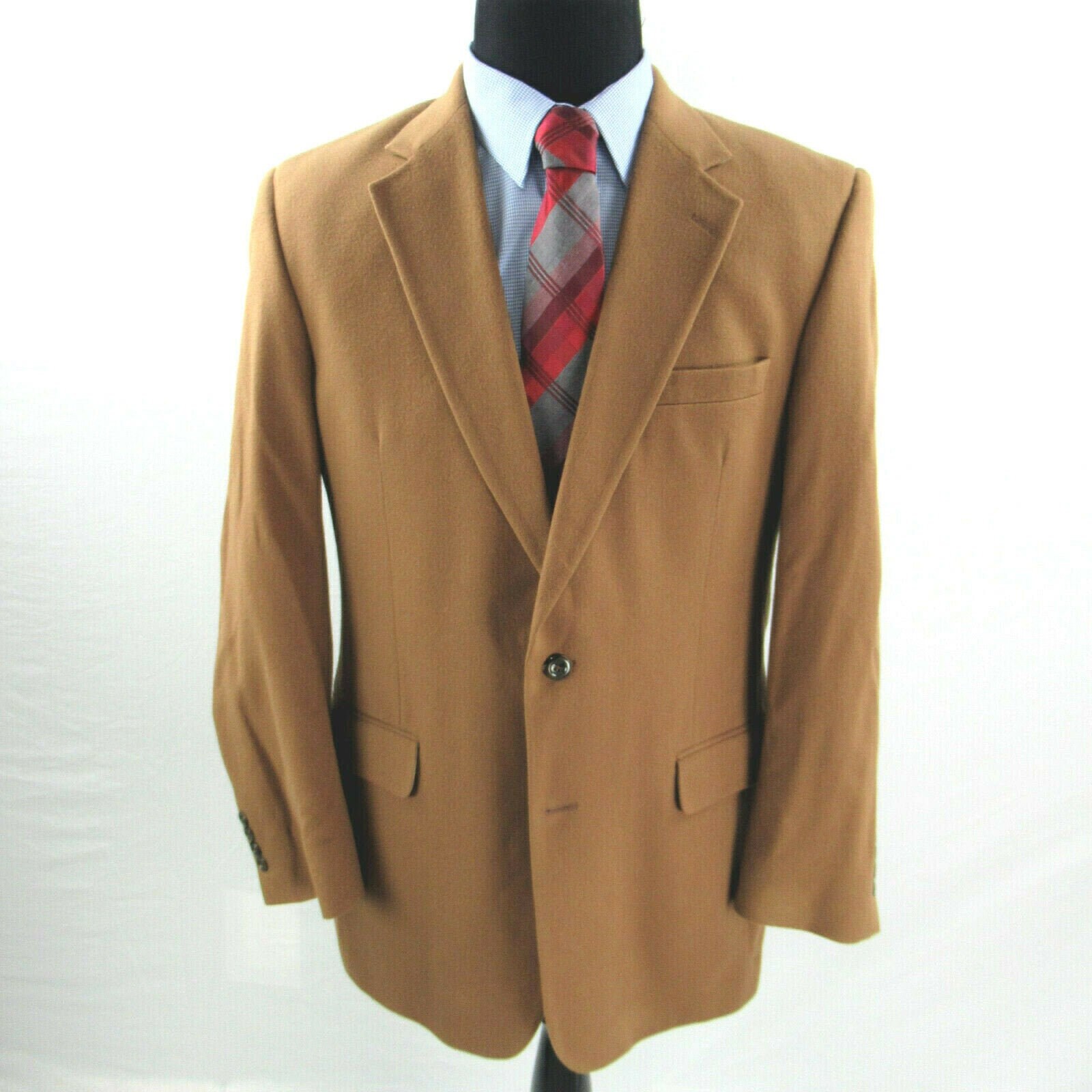 JoS A Bank 100 Cashmere Sport Coat Hombres 42L 42 Blazer Tan Etsy
