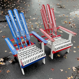 Custom Hockey Stick Muskoka Chair