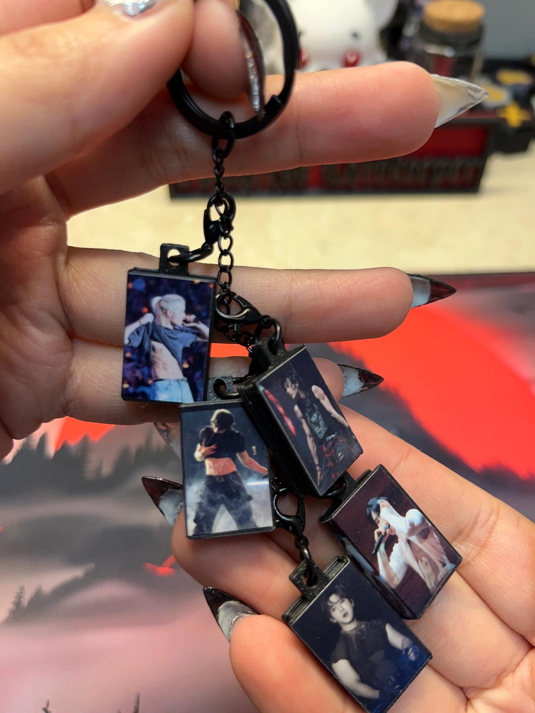 Custom Mini Photobook Keychain – Personalized Photo Keepsake - Etsy