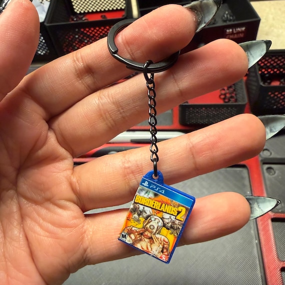 Custom Video Game Keychain Charms: Mini Replica Game Cores, Gamer Accessories