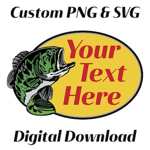 Custom Pro Shop SVG PNG Bass Shop SVG Bass Cricut Pro Shop Custom Cut File Fishing svg png Fish svg