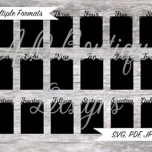 Verjaardag banner script SVG Graveerbare
