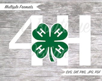 4-H Kleeblatt SVG Design