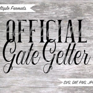 Official Gate Getter SVG Design
