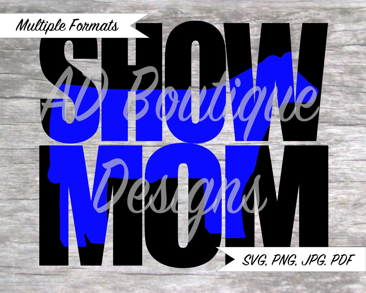 Download Show Mom Steer Knockout Svg Design Etsy