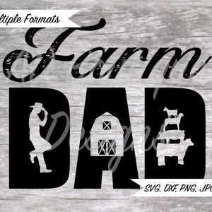 Farm Dad SVG Design