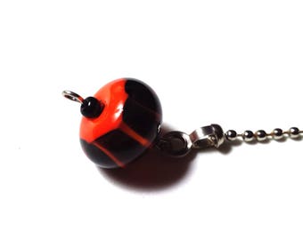 Handcrafted Lampwork Glass Ceiling Fan Chain Pull # 48