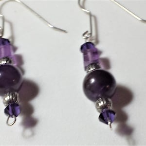 Amethyst Gemstone Drop Earrings NEW!