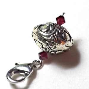 Decorative Tibetan Silver Garment Zipper Pull #9