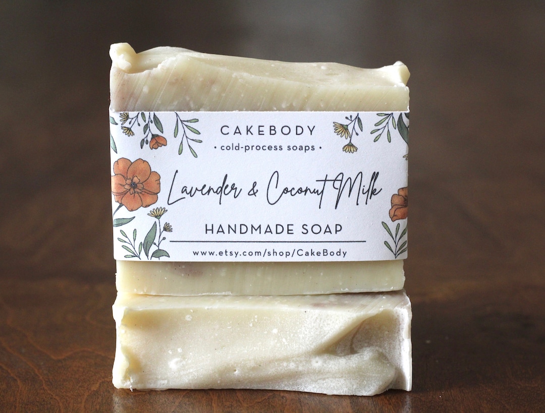 Coconut Milk & Lavender Soap Essential Oil Soap All Etsy