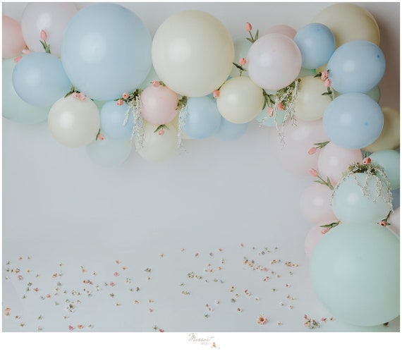 Digital balloon garland
