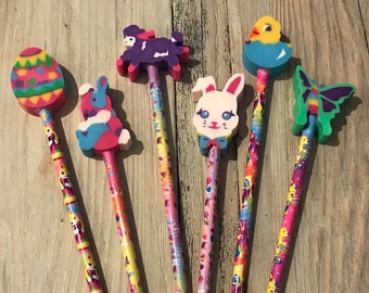 Vintage Lisa Frank Easter Pencils