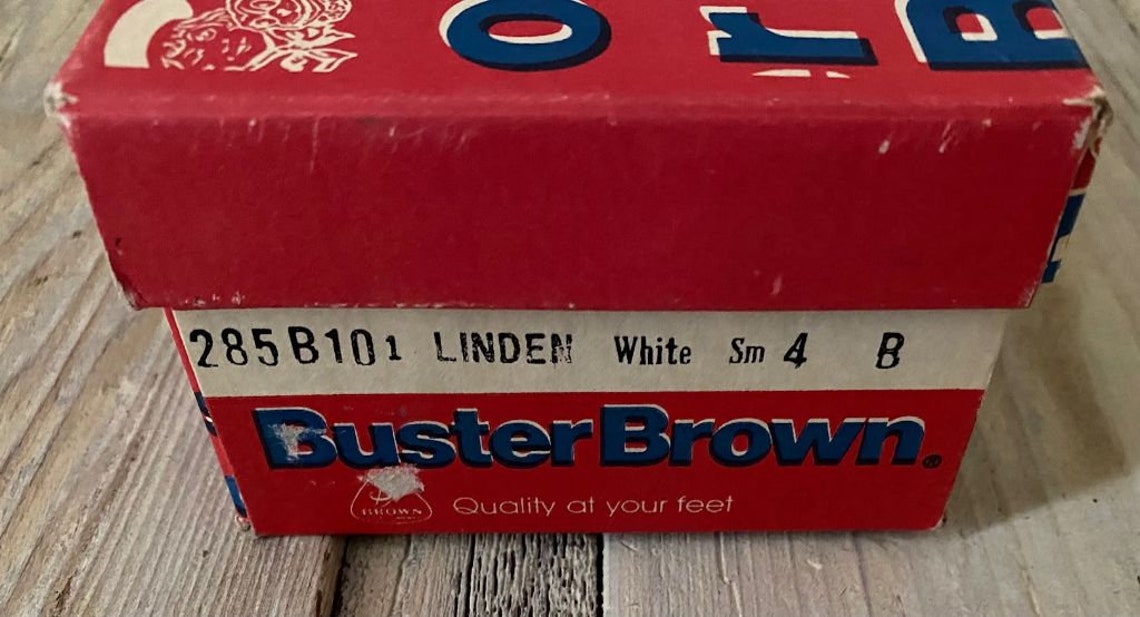 Buster Brown Shoe Box Etsy Buster Brown Shoe Box Etsy