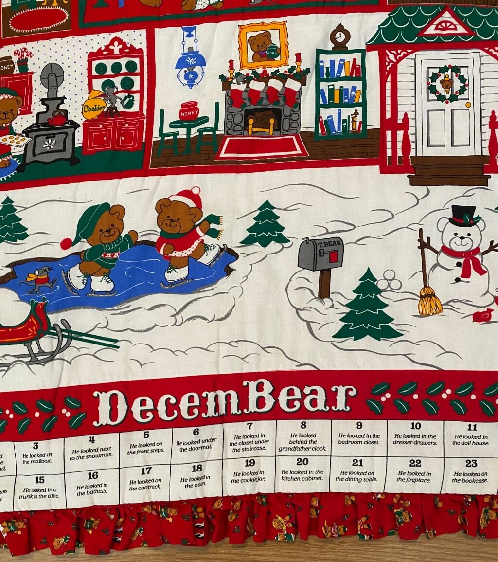 Beary Merry Christmas Advent Calendar - Etsy