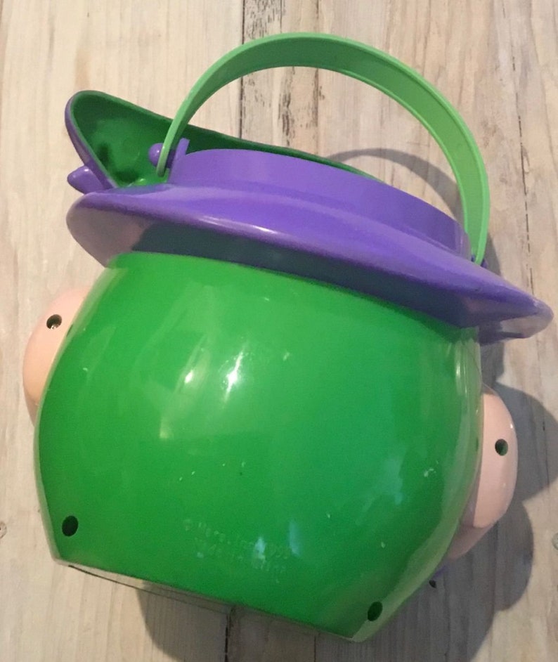 Green M/&M/'s Halloween Bucket