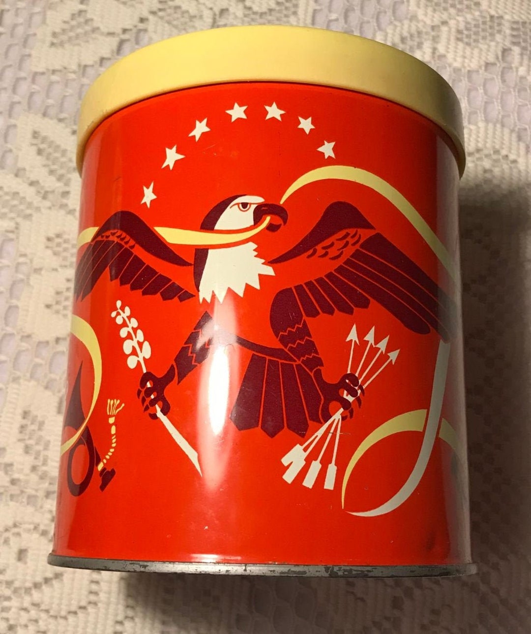 Fluffo Golden Shortening Tin Etsy