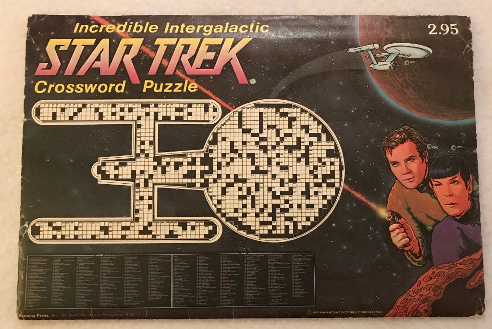 Vintage Star Trek Crossword Puzzle Etsy Vintage Star Trek Crossword Puzzle Etsy