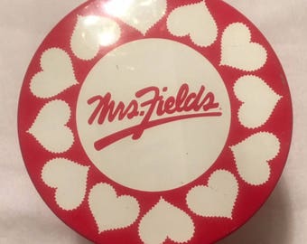 Mrs. Field Heart Tin 1995