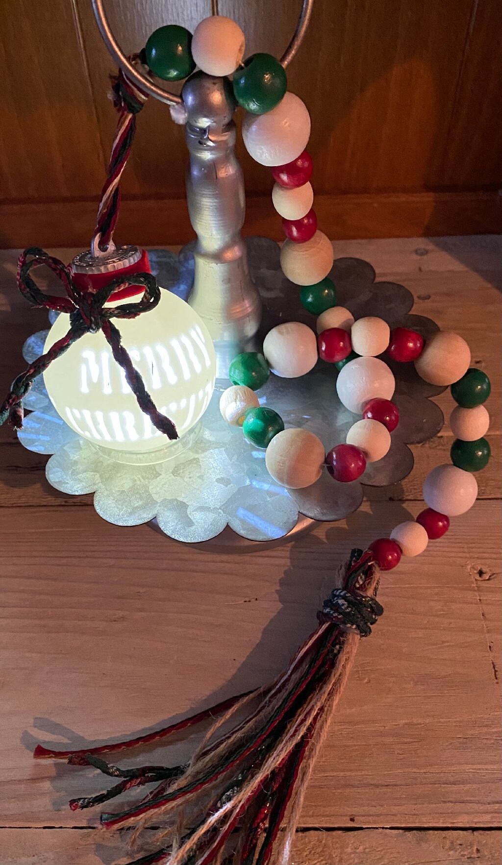 Merry Christmas Farmhouse Garland | Etsy