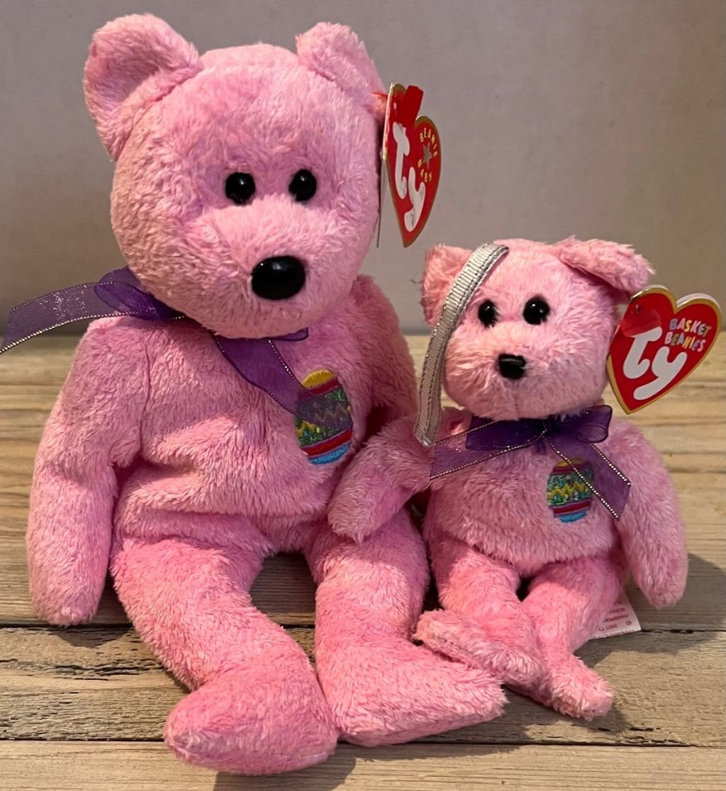 Ty Eggs Beanie Baby Bear Lot Etsy