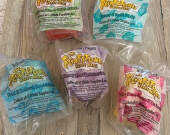 1993 McDonald's Flintstones Buildings