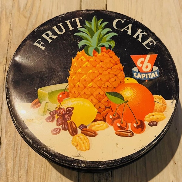 Fruit Cake Tin - Etsy
