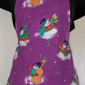 Kids Snowman Character Apron