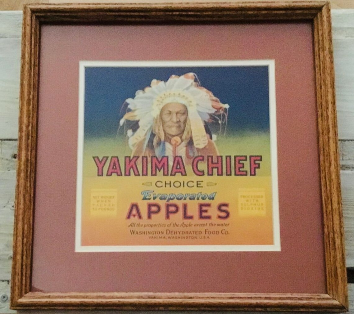 Vintage Yakima Chief Apples Picture Etsy