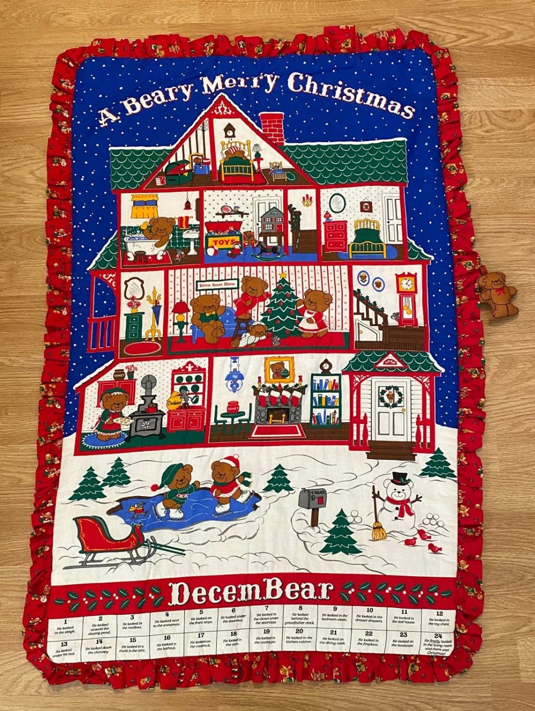 Beary Merry Christmas Advent Calendar - Etsy