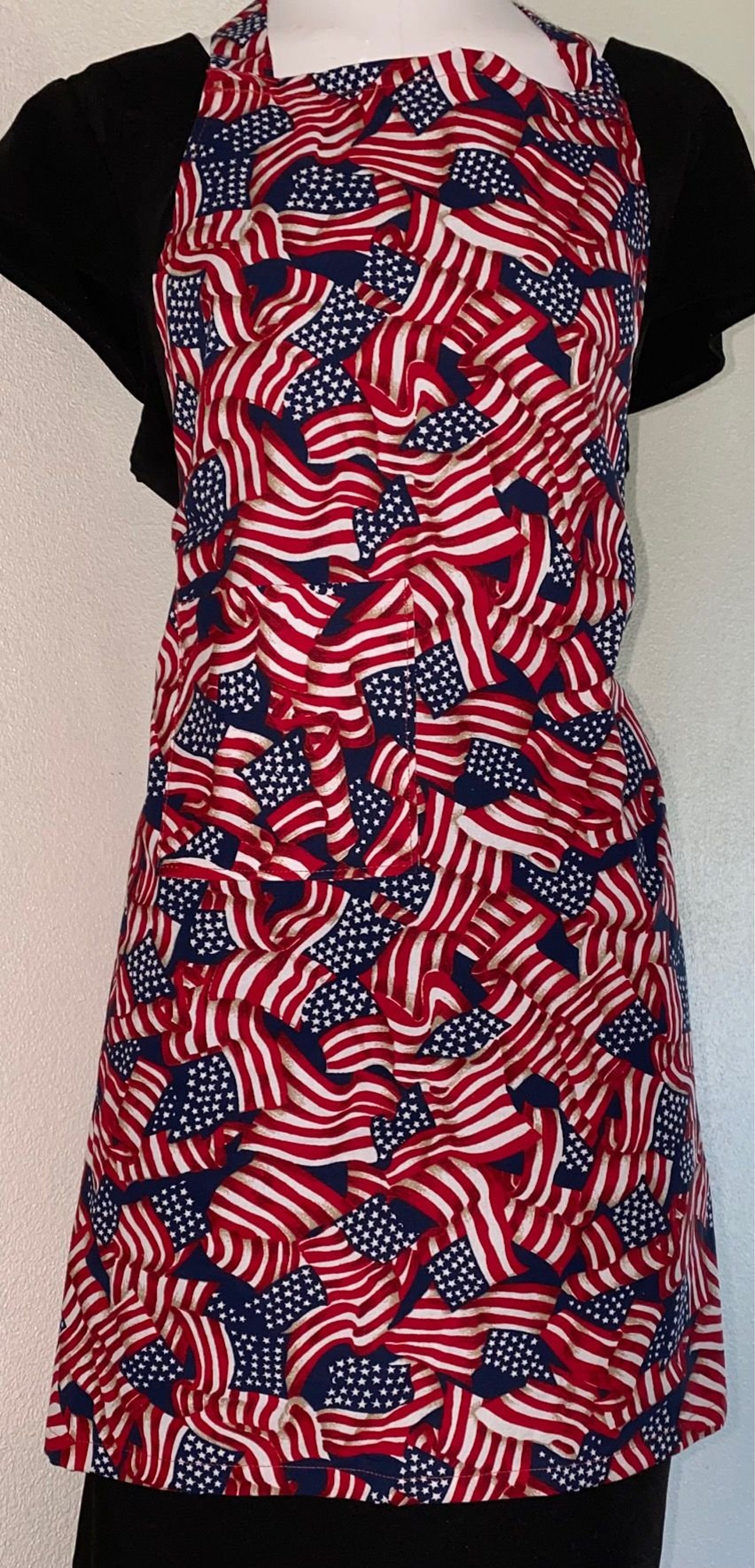 Adult Full Length American Flag Aprons - Etsy
