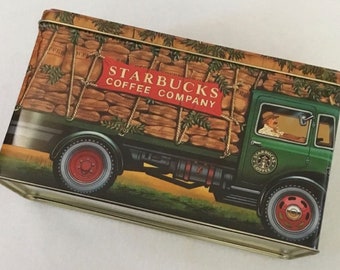 Boîte de camion en grains de café Starbucks