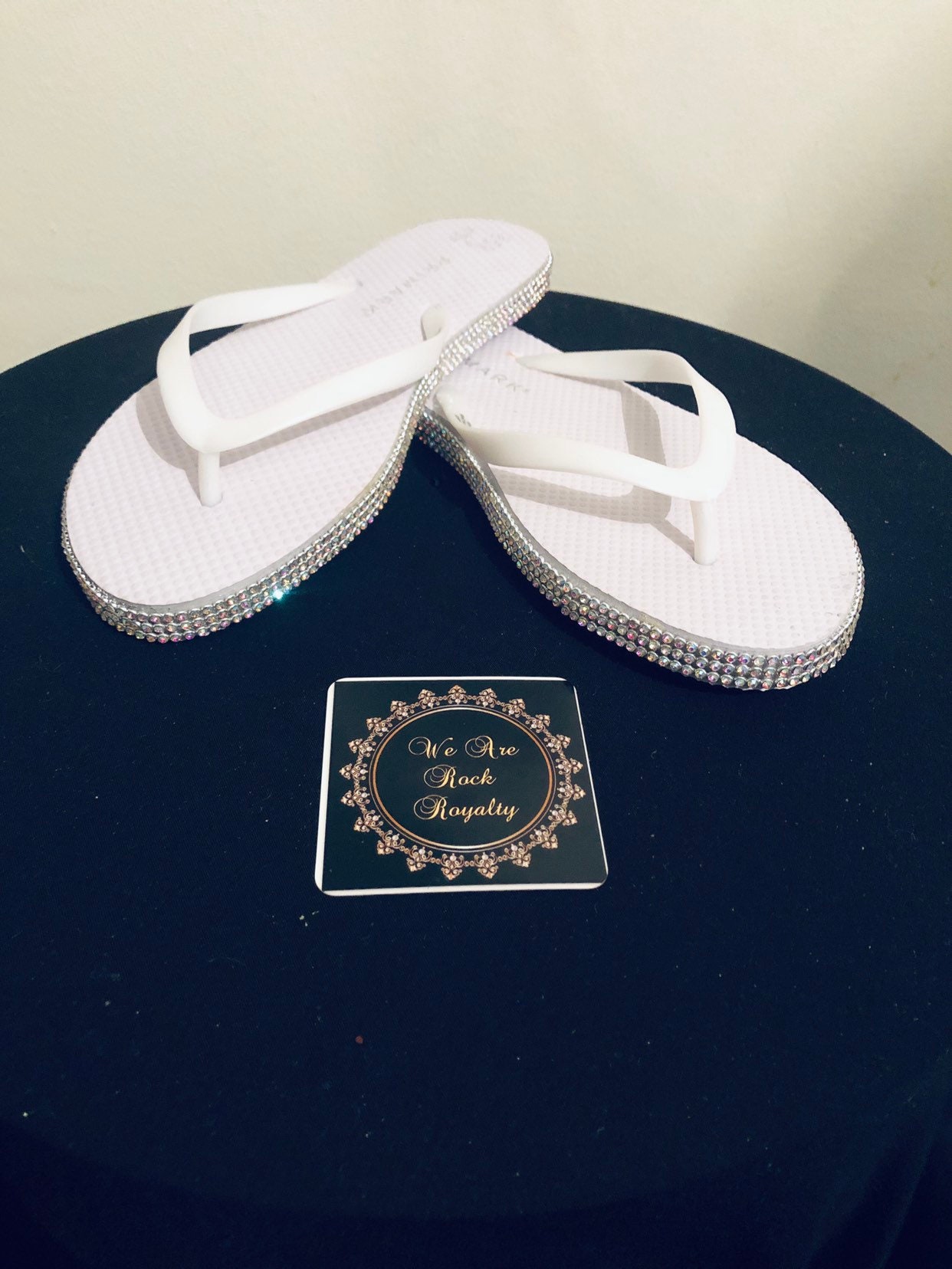 elegant flip flops wedding