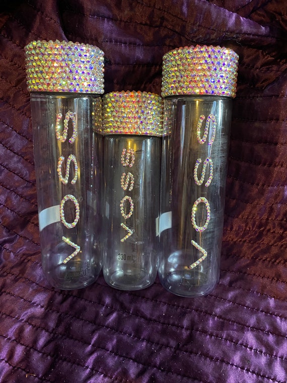 Custom Voss Bling Water Bottle cover 330ml or 500ml Etsy