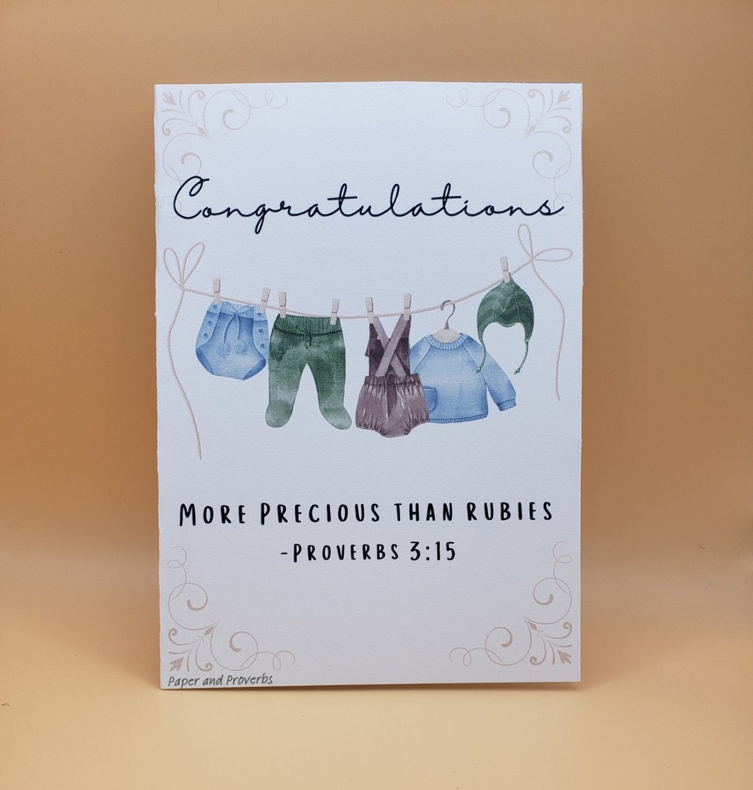 Baby Boy Card Printable - Etsy