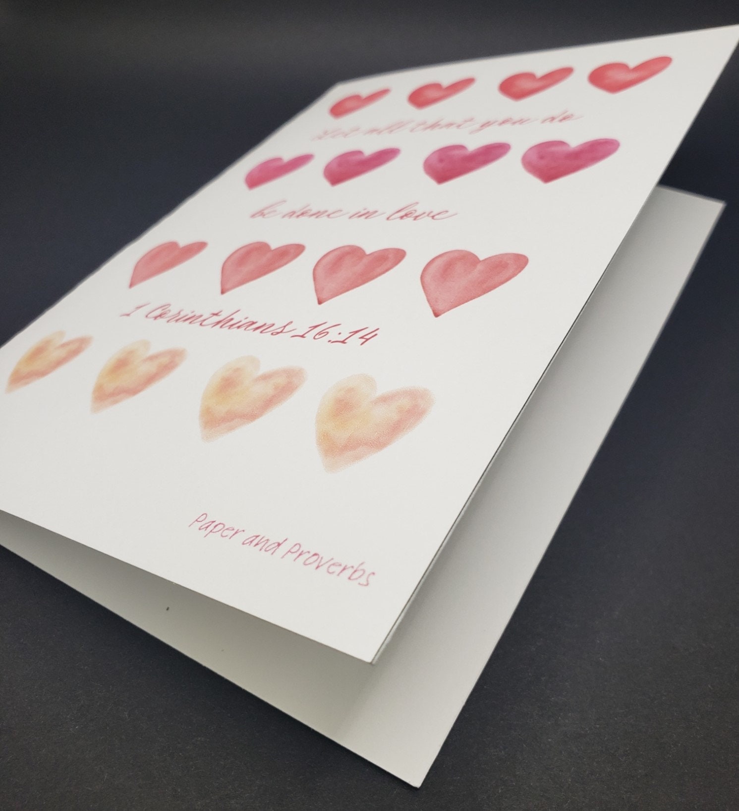 Heart Card Printable - Etsy
