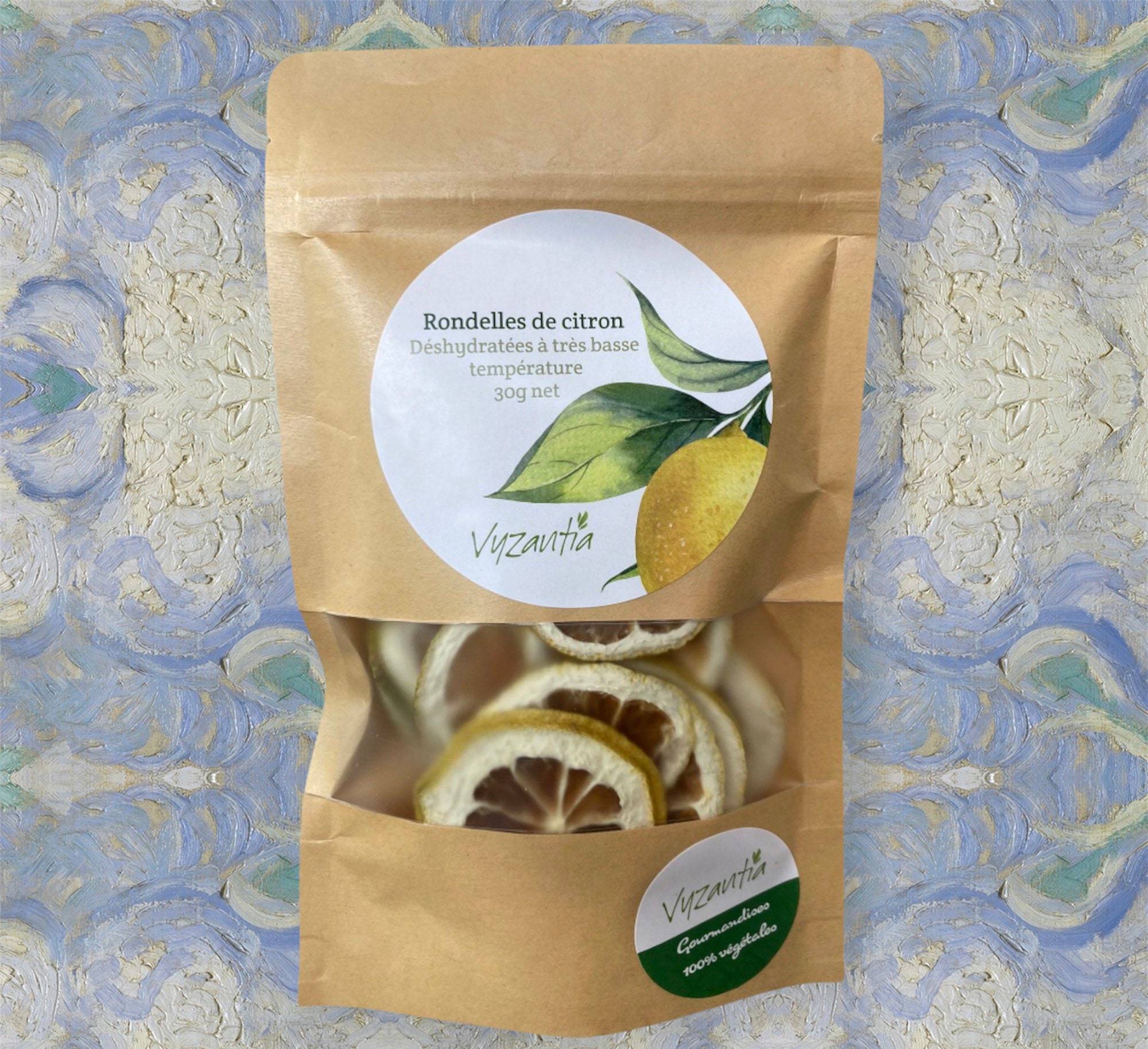 Rondelles de Citron Bio Déshydratées à Très Basse Température