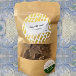 Kandierter Ingwer mit Ahornsirup
