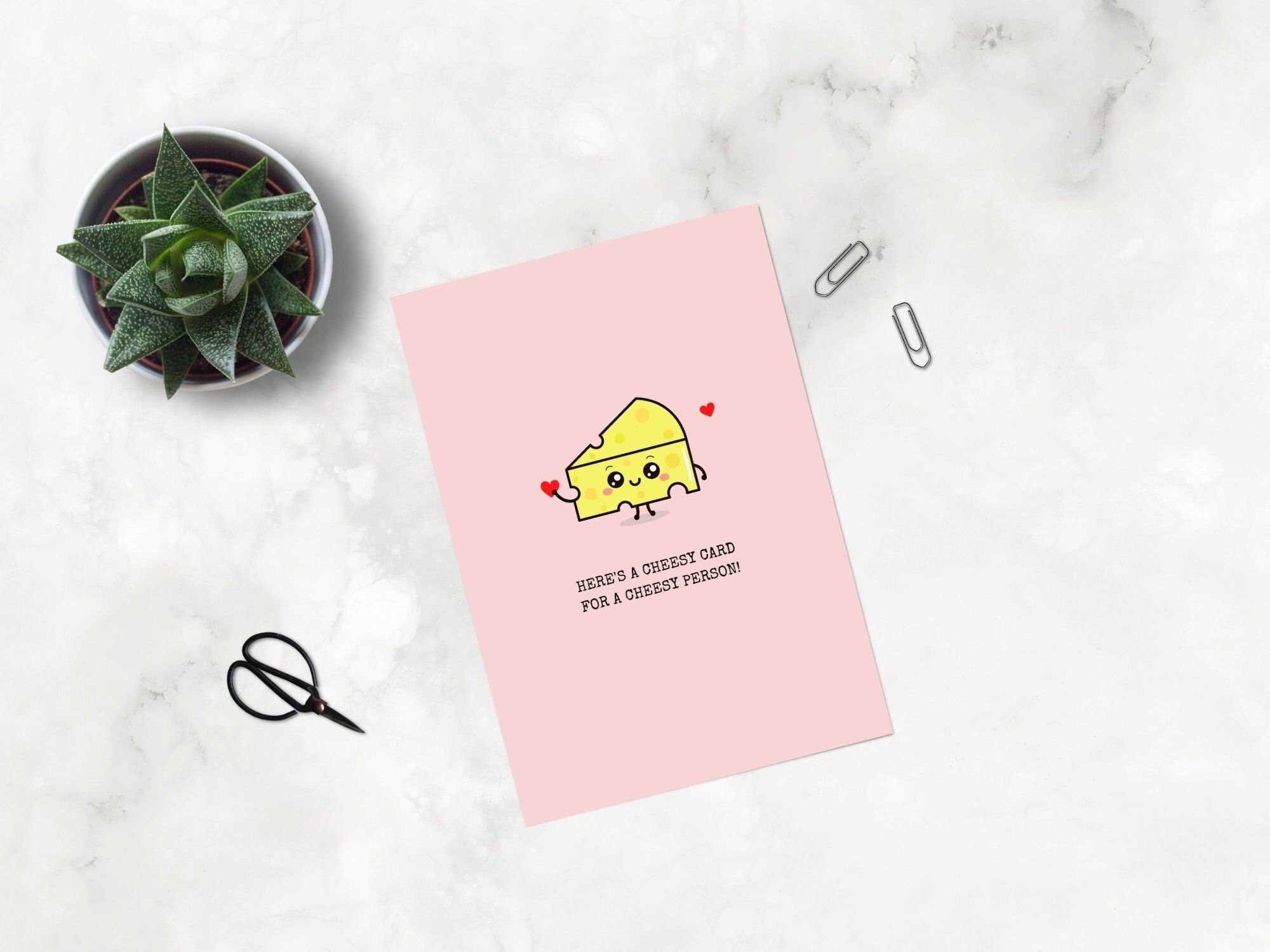 Valentine's Day Card Printable Cheesy Card Printable - Etsy