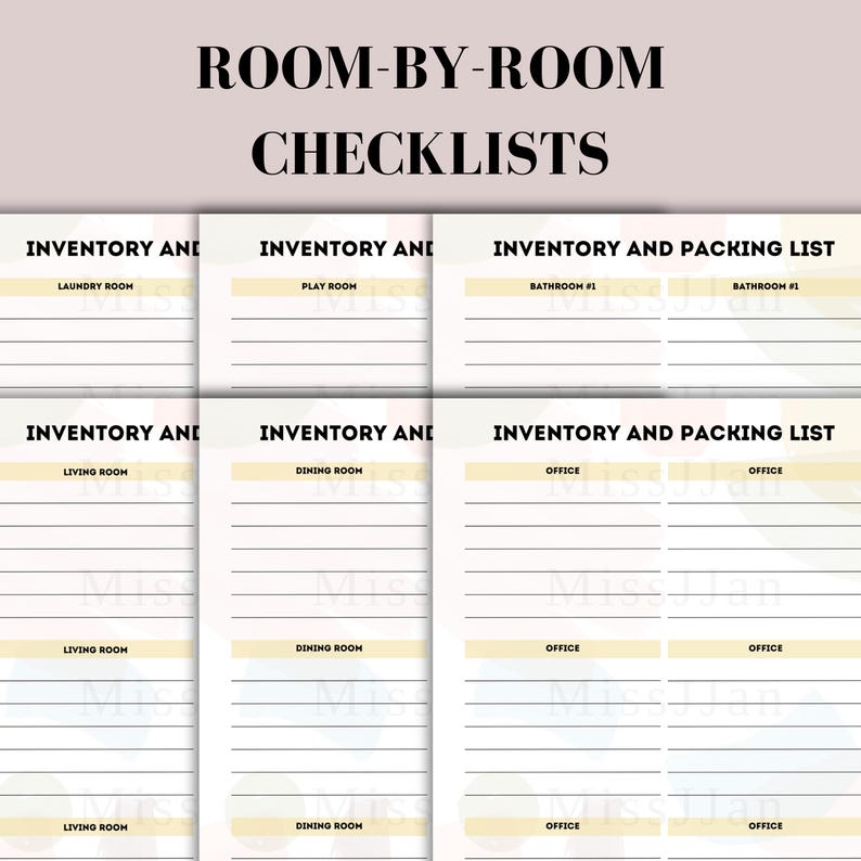 Moving Planner Checklist Printable, Relocation Planner, Home ...