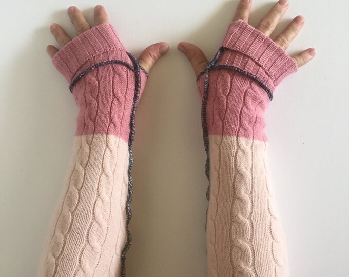 Luxurious Cashmere Arm Warmers Writing Gloves Etsy