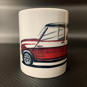 Mug classique Austin Mini | Voiture classique Morris Cooper s BMC Leyland britannique