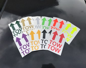 Divertente Adesivo Per Auto TOW Hook Freccia JDM Vinile Accessori - Foto 10