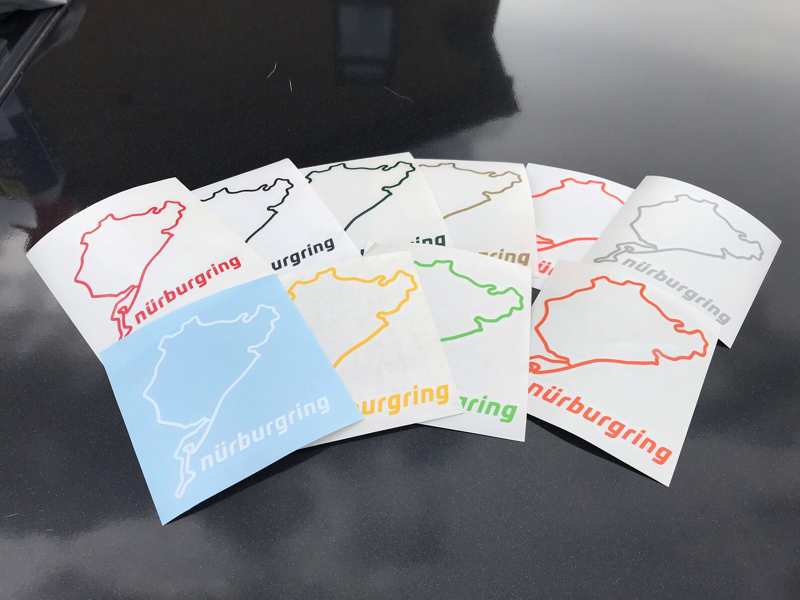 Nurburgring Sticker - Choose Your Colour | Race Rally Track Stance ...